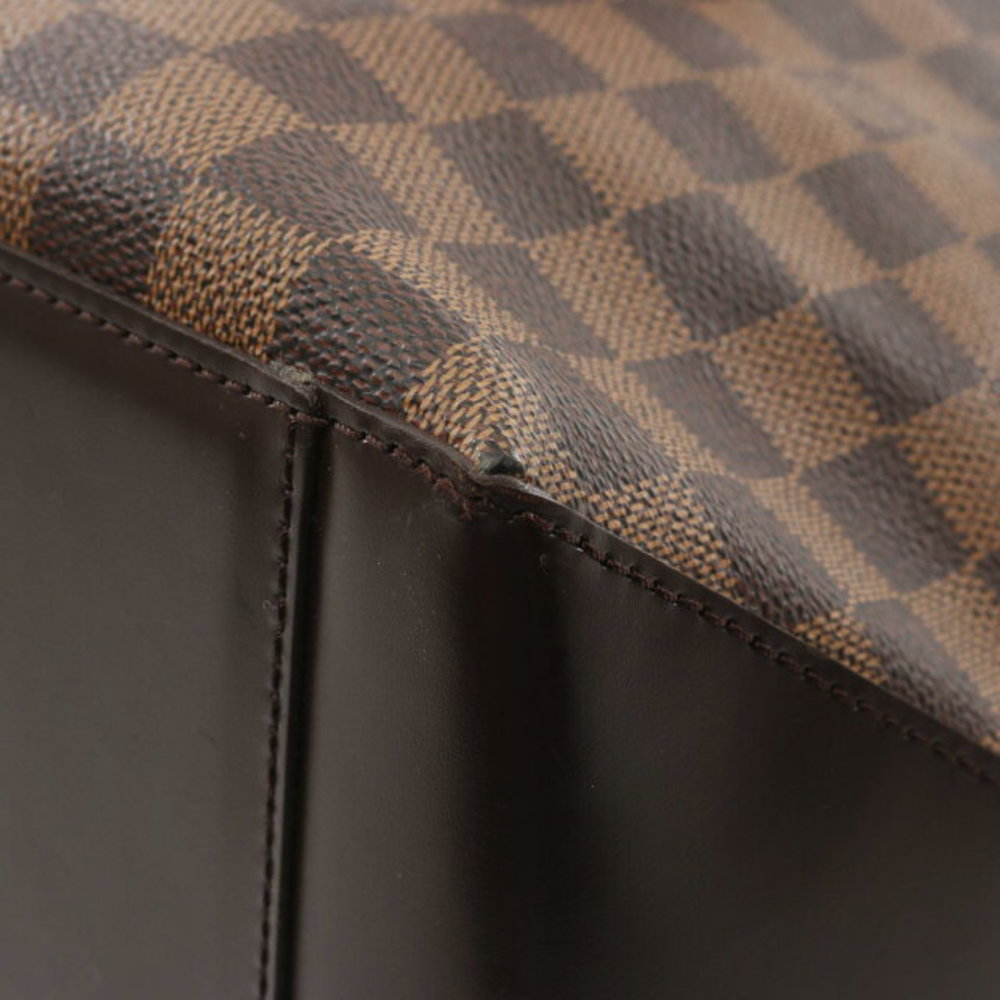 Louis Vuitton Leather Bag Cavallo brown Damier Tote - Picture 6 of 7